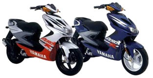 1999-Aerox Light Grey Metallic (LGM2), 1999-Aerox Purplish Blue Candy (PBC3)